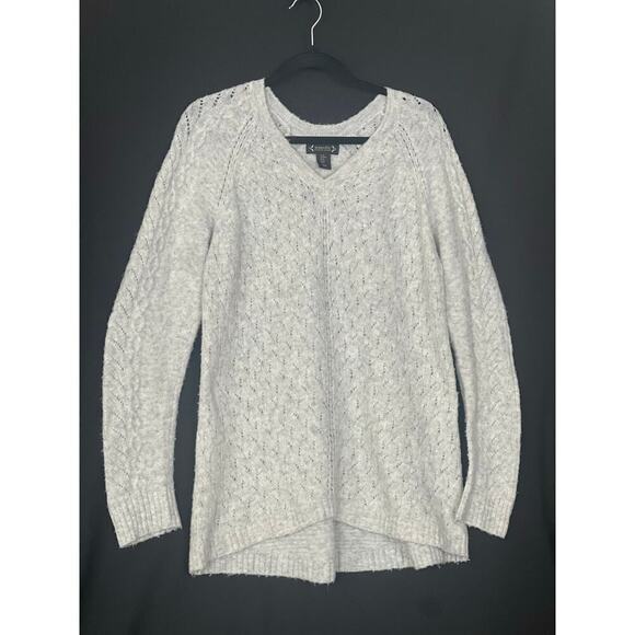 Nanette Lepore Tunic Sweater, Med, Gray,  Lightweight, Soft - Picture 1 of 8